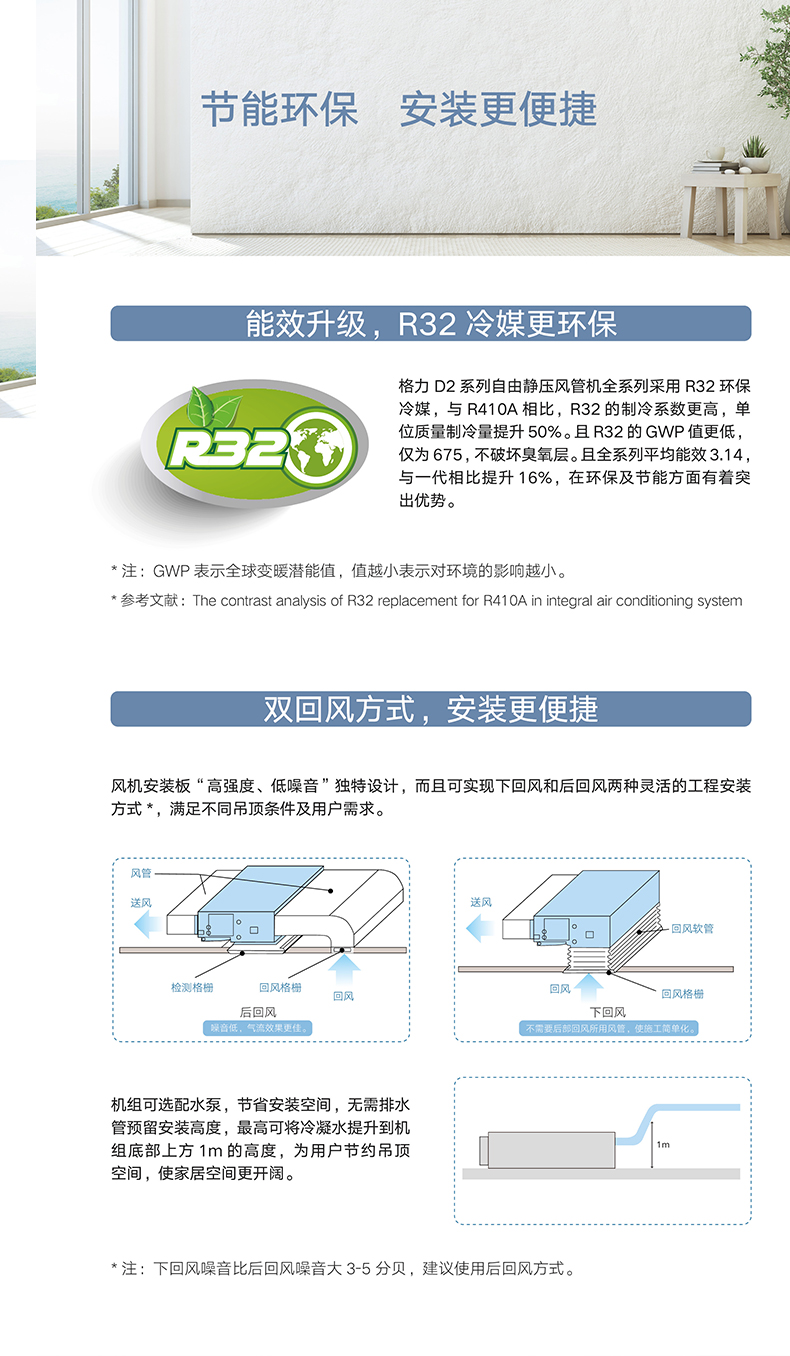 D2系列風(fēng)管送風(fēng)式空調(diào)機(jī)組 380V電源 FGR10D2Nh-N3